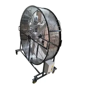 450W düşük gürültü hareketli davul Fan 56 inç büyük boy açık olay soğutma fanı