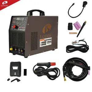 Lotos factory price tig welding machine ac dc 110v/220v 8mm portable aluminium welding with accessory