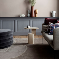 Table d'appoint de style nordique en bois massif pour chambre, hôtel, villa, appartement, table d'angle, table basse de salon