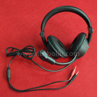 Casque audio professionnel pour laboratoire linguistique avec interface 3,5 mm et cordon de 1,8 m