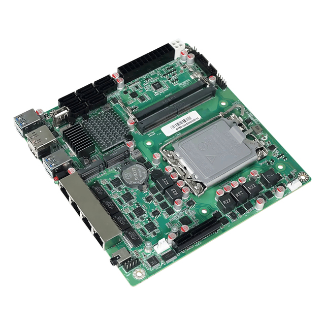 Intel Cheapest Cheap Industrial Mini-itx Ddr5 B760 Lga1700 4 Ethernet Ports 12v Thin Lga 1700 Gaming Mini Nas Motherboard Itx