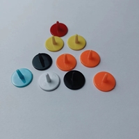 Tee de golf en vrac avec logo personnalisé Marqueur de balle de golf 19 mm en caoutchouc plastique coloré Offre Spéciale accessoires de golf