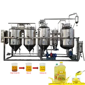 palm oil Factory price crude edible dewaxing deodorizing tank plant machinery oil refining equipment