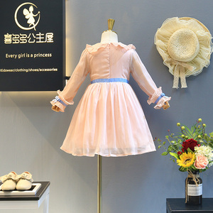 Nuevos Vestidos Cortos de Fiesta Estilo Occidental de Primera Calidad con Diseño de Red y Pliegues para Niñas, Compre Directamente del Proveedor Chino - Product Image 4