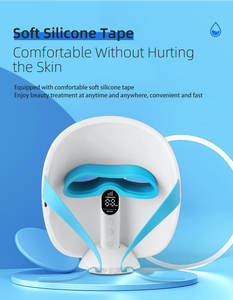 SHomfrs Thérapie par la lumière rouge pour le visage Photon <span class=keywords><strong>Masque</strong></span> de thérapie par la lumière LED pour le rajeunissement du visage, dispositif de soins de la peau anti-âge OEM/ODM - Product Image 5