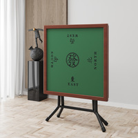 Table de Baloot de style chinois à succès, simple, bon marché, portable, dominos, table de mahjong en bois carrée, table de poker