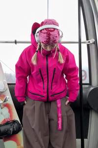 Chaqueta de Snowboard y Esquí para Adultos, Impermeable, Aislada, con Capucha, 100% Poliéster, Abrigo de Montaña para Invierno - Product Image 3