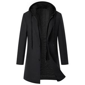 <span class=keywords><strong>Manteau</strong></span> d'hiver pour <span class=keywords><strong>homme</strong></span> NY Automne/Hiver 2026, <span class=keywords><strong>manteau</strong></span> en coton à <span class=keywords><strong>capuche</strong></span> épaisse, longueur moyenne, <span class=keywords><strong>manteau</strong></span> chaud - Product Image 2