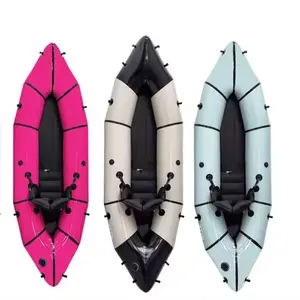 2024 Yuanjing di alta qualità prezzo all'ingrosso della fabbrica gonfiabile TPU Packraft Kayak Pack barca per la vendita