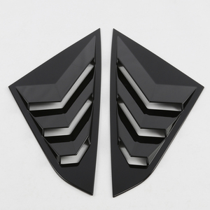 ช่องระบายอากาศหลังรถยนต์สำหรับ Toyota Yaris <span class=keywords><strong>Ativ</strong></span>/Vios ปี <span class=keywords><strong>2023</strong></span> 2024 2025 ลายคาร์บอนไฟเบอร์  ฝาครอบช่องระบายอากาศด้านข้าง สีดำเงา - Product Image 3