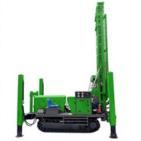 Foreuse hydraulique sur chenilles de 300 m pour puits d'eau, machine de forage pour l'approvisionnement en eau agricole et industrielle