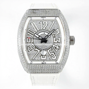 Orologio Meccanico di Lusso da Uomo Frank FM all'Ingrosso Movimento V45 Super 2824 Quadrante Analogico Funzione Sveglia Adattabile per Polso - Product Image 1