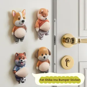 Giocattolo Antistress in Plastica a Forma di Cucciolo Paffuto, Adesivo Creativo Antiurto per Auto e Casa a Forma di Shiba Inu - Product Image 4