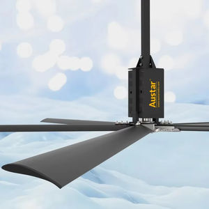 Grand ventilateur de plafond industriel HVLS de 18 pieds pour entrepôt, usine, gymnase et atelier, à haut débit et basse vitesse, économe en énergie - Product Image 1