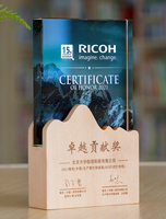 Trophées en bois personnalisés ADL pour entreprises, trophées en verre, récompenses en cristal, trophées en verre cristal, trophées en cristal provenant de Chine