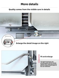 Nouvelle machine électrique multifonctionnelle pour la <span class=keywords><strong>cuisson</strong></span> des pains à <span class=keywords><strong>hamburger</strong></span> et le barbecue, prix usine, pour restaurants <span class=keywords><strong>de</strong></span> restauration rapide - Product Image 5