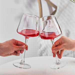 Copa de vino de cristal sin plomo TCANXIN con diseño clásico sostenible 330ml-555ml de capacidad Nuevo producto del fabricante - Product Image 2