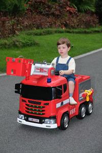 Übergroße Kinder Elektroauto Geländewagen Fernbedienung Feuerwehr auto Auto - Product Image 6