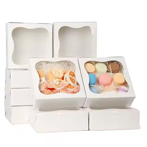 Multiple Sizes Recyclable Food Grade Portable <strong>Transparent</strong> Wholesale Birthday Clear Cardboard <strong>Box</strong> - Product Image 6