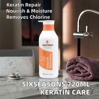 Après-shampoing quotidien réparateur à la kératine, anti-chlore, nourrissant et hydratant