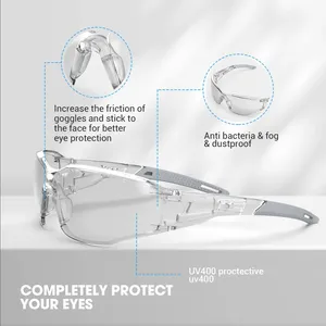 Anti-Fog <b>Clear</b> Safety <b>Glasses</b> for <b>Women</b> Men Pickleball Youth Baseball Lab Chemistry Goggles Scratch Resistant - Product Image 3