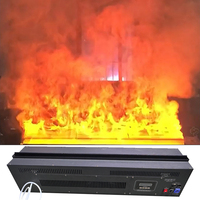 Topflashstar 1000W Machine à Effet de Flamme Artificielle 24 LED RGB 3-en-1 avec Contrôle DMX, Lampe à Flamme Simulée
