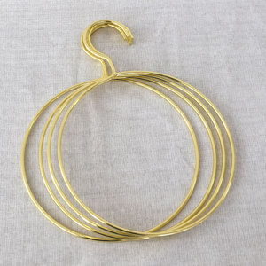 18cm kim loại phần cứng Khăn lụa vòng tròn lớn hiển thị giá khăn tắm khăn cửa hàng hiển thị quần áo móc lưu trữ nhà kim loại giá - Product Image 4