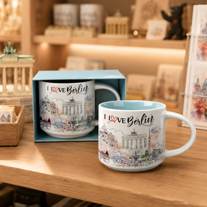 Taza <span class=keywords><strong>de</strong></span> Cerámica con Diseño <span class=keywords><strong>de</strong></span> Monumentos <span class=keywords><strong>de</strong></span> Berlín, Alemania, para Agua, Café o Leche, Recuerdo Turístico, con Caja, OEM, ODM, Personalizable - Product Image 3