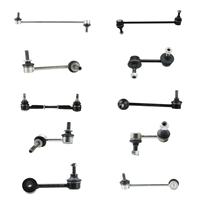 Lien de stabilisation de suspension automobile, barre anti-oscillation OEM, bras de liaison supérieur anti-vibration Topshine NR-métal noir/argent, garantie 2 ans