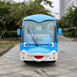 CE Approved Pure Electric Tour Bus Custom Design Long <b>Range</b> Low Cost for Hotel Villa Amusement Park Daily Short Shuttle Service - Product Image 2