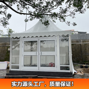 Pagoda <b>Tent</b> With Glass Wall Extended Type <b>Large</b> Space Customized Pyramid <b>Tent</b> - Product Image 3