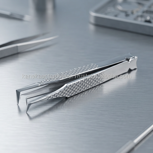 Nouveautés - Pinces à épiler professionnelles pour extensions de cils - Pointe pointue de précision - Acier inoxydable - Anti-magnétique - Anti-statique - Product Image 5
