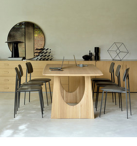 <span class=keywords><strong>Mesa</strong></span> de Comedor Nórdica de <span class=keywords><strong>Madera</strong></span> Maciza, Escritorio Rectangular de Roble Moderno y Minimalista, <span class=keywords><strong>Mesa</strong></span> de Conferencia Creativa para Oficina - Product Image 3