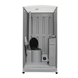 Huge HDPE Water Tank Flushable Mobile Plastic Portable Toilet Porta Potty for Hospital Use