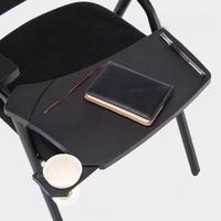Chaise de conférence pour étudiants, design pliable économique et peu encombrant, avec tablette d'écriture et support pour tablette