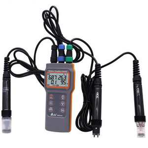 Analyseur numérique de la qualité de l'eau AZ86031, appareil portable de mesure du pH/du conductivité/du salinité/de l'oxygène dissous/de la température, OEM - Product Image 1