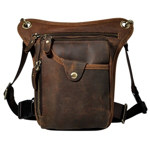 Boshiho - Bolsa de Pierna de Cuero Genuino para Hombre y Mujer, Riñonera para Motocicleta, Bolsa de Herramientas de Cuero Personalizada para Senderismo - Product Image 2