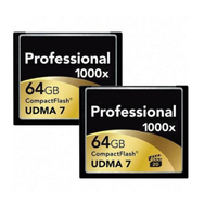 Professionelle Fabrik CF-Karte Compact Flash Speicherkarte SD-Karte Flash CF Kompakt-Speicherkarte 1000X Geschwindigkeit bis zu 160MB/s 32GB 64GB 128GB