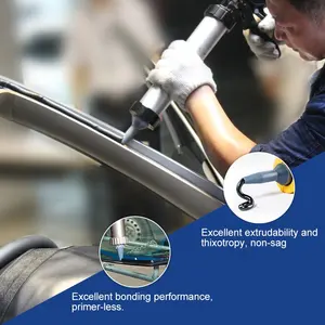 لاصق بولي يوريثان عالي الجودة بالجملة لإصلاح شروخ زجاج السيارات، مادة لاصقة أكريليك، مانع تسرب زجاج كبير - Product Image 5