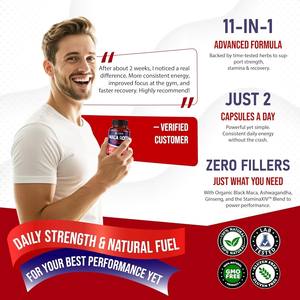 Cápsulas de Raíz de Maca ODM, Suplemento Vegano Certificado para Hombres y Mujeres - Product Image 5