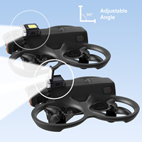 Luz de Búsqueda Universal para Drones, Ajustable en Múltiples Ángulos, Material ABS, Luz LED Nocturna, Luz de Relleno para Accesorios de Drones RC