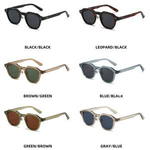 Lunettes de soleil polarisées vintage ultralégères à monture carrée petite taille avec logo personnalisé 2025, protection UV400, en TR90, pour hommes et femmes - Product Image 5