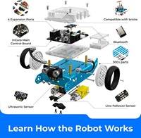 Robot programado New Stem Toys creación musical Juguetes Kit de aprendizaje Stem Education Robot Kit ciencia Juguetes