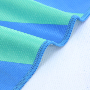 Горячие продажи микрофибры песок бесплатно пользовательские пляжное полотенце для пляжного туризма - Product Image 4