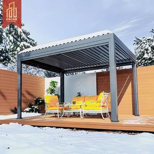 <span class=keywords><strong>Prix</strong></span> de gros <span class=keywords><strong>Pergola</strong></span> en aluminium réglable Gazebo avec cadre enduit de poudre et toit en bois Jardin Patio Cour - Product Image 1