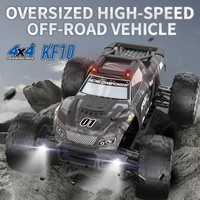 KFPLAY KF10 Voiture RC tout-terrain haute vitesse 4x4 2.4G avec moteur brossé grande échelle 1/10 pour adultes, véhicule de course télécommandé RTR
