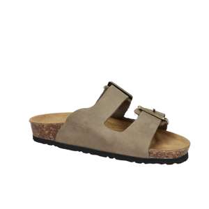 Valleverde <b>Flat</b> Sandals Taupe 37mm Heel Women's Slip-On Comfort Shoes - Product Image 2