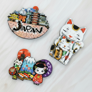 Imán de nevera de recuerdo japonés para mostrar tus recuerdos de viaje - Product Image 1