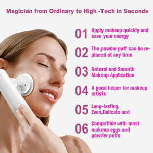 Applicateur électrique de maquillage de vibration de bouffée de poudre de <span class=keywords><strong>visage</strong></span> d'éponge de maquillage - Product Image 5