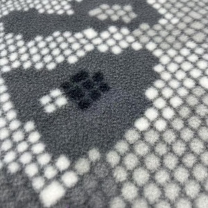 Inverno Quente Dupla Face Escovado Um Lado Anti Pilling 340Gsm 100% Poliéster Polar Fleece Tecido Impresso para Cobertor De Vestuário - Product Image 6